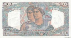 1000 Francs MINERVE ET HERCULE FRANCE  1948 F.41.23 SPL
