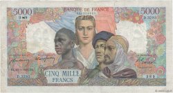 5000 Francs EMPIRE FRANÇAIS FRANCIA  1947 F.47.59 MB