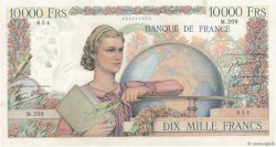 10000 Francs GÉNIE FRANÇAIS FRANKREICH  1946 F.50.09 SS