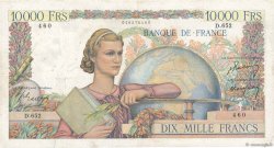 10000 Francs GÉNIE FRANÇAIS FRANCIA  1950 F.50.28 MB