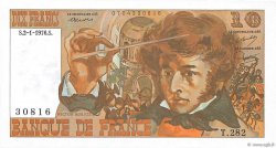 10 Francs BERLIOZ FRANCIA  1976 F.63.16-282 AU+