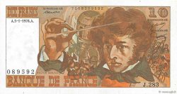 10 Francs BERLIOZ FRANKREICH  1976 F.63.17-283 VZ+