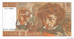 10 Francs BERLIOZ FRANCIA  1976 F.63.19 AU+