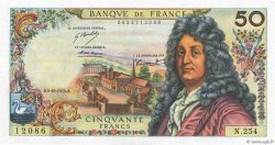 50 Francs RACINE FRANCIA  1974 F.64.28 AU+