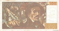 100 Francs DELACROIX modifié FRANKREICH  1978 F.69.01b S