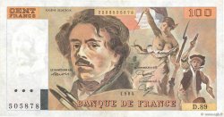 100 Francs DELACROIX modifié FRANCIA  1984 F.69.08b