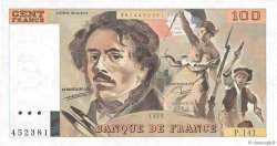 100 Francs DELACROIX modifié FRANKREICH  1989 F.69.13b ST