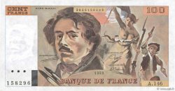 100 Francs DELACROIX modifié FRANCIA  1989 F.69.13c