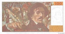 100 Francs DELACROIX imprimé en continu FRANKREICH  1990 F.69bis.01a fST+