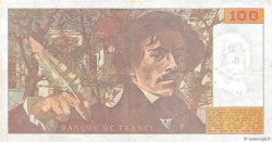 100 Francs DELACROIX imprimé en continu FRANCE  1990 F.69bis.02a TTB