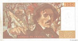 100 Francs DELACROIX imprimé en continu FRANKREICH  1991 F.69bis.03a3 fSS