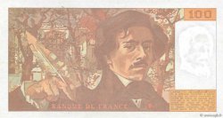 100 Francs DELACROIX imprimé en continu FRANKREICH  1993 F.69bis.08 VZ