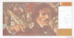 100 Francs DELACROIX 442-1 & 442-2 FRANCIA  1994 F.69ter.01b FDC