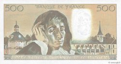 500 Francs PASCAL FRANCE  1993 F.71.52 XF+