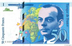 50 Francs SAINT-EXUPÉRY FRANCE  1992 F.72.01aN UNC