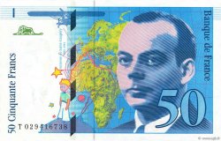 50 Francs SAINT-EXUPÉRY Modifié FRANCIA  1996 F.73.02 q.FDC