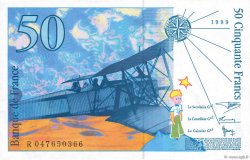 50 Francs SAINT-EXUPÉRY Modifié FRANCE  1999 F.73.05 UNC-