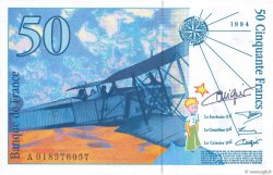 50 Francs SAINT-EXUPÉRY Modifié FRANCE  1994 F.73.01b UNC