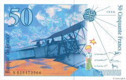 50 Francs SAINT-EXUPÉRY Modifié FRANCE  1996 F.73.02 UNC