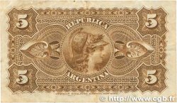 5 Centavos ARGENTINA  1884 P.005 BB