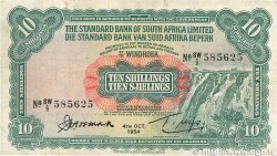 10 Shillings SOUTH WEST AFRICA  1954 P.10 fSS