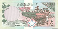 10 Shilin = 10 Shillings SOMALIE  1987 P.32c NEUF