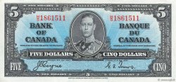 5 Dollars CANADA  1937 P.060c