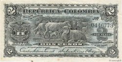 2 Pesos COLOMBIA  1904 P.310 XF-