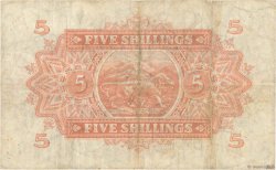 5 Shillings EAST AFRICA  1957 P.33 F