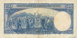 50 Pesos URUGUAY  1939 P.038b BC