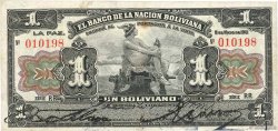 1 Boliviano BOLIVIA  1911 P.102a MBC