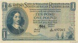 1 Pound SOUTH AFRICA  1959 P.093e AU+