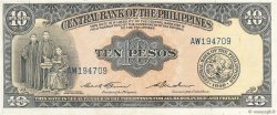 10 Pesos PHILIPPINES  1949 P.136c XF-