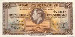 5 Shillings BERMUDA  1937 P.08b q.SPL