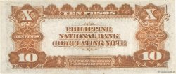 10 Pesos PHILIPPINEN  1937 P.058 fVZ
