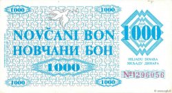 1000 Dinara BOSNIA HERZEGOVINA Zenica 1992 P.008g XF