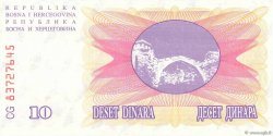 10 Dinara BOSNIEN-HERZEGOWINA  1992 P.010a ST