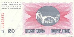 50 Dinara BOSNIEN-HERZEGOWINA  1992 P.012a fST+