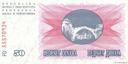 50 Dinara BOSNIEN-HERZEGOWINA  1992 P.012a ST