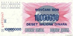 10000000 Dinara BOSNIA E ERZEGOVINA  1993 P.036 FDC