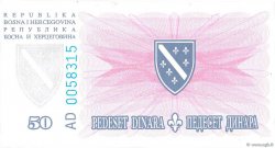 50 Dinara BOSNIE HERZÉGOVINE  1994 P.043a NEUF
