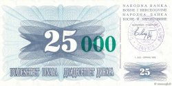 25000 Dinara BOSNIE HERZÉGOVINE  1993 P.054a