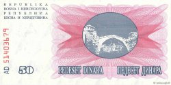50000 Dinara BOSNIA E ERZEGOVINA  1993 P.055a FDC