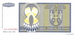 1000000 Dinara BOSNIA E ERZEGOVINA  1993 P.142a FDC