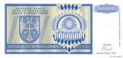 10000000 Dinara BOSNIA E ERZEGOVINA  1993 P.144a