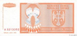 1000000000 Dinara BOSNIA HERZEGOVINA  1993 P.147a UNC