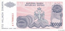 100000 Dinara BOSNIA E ERZEGOVINA  1993 P.154a FDC