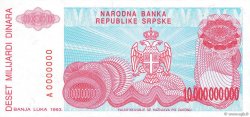 10000000000 Dinara BOSNIA-HERZEGOVINA  1993 P.159a SC+