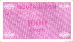 1000 Dinara BOSNIA HERZEGOVINA  1992 P.050a VF