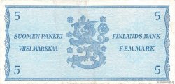 5 Markkaa FINLAND  1963 P.103a VF
